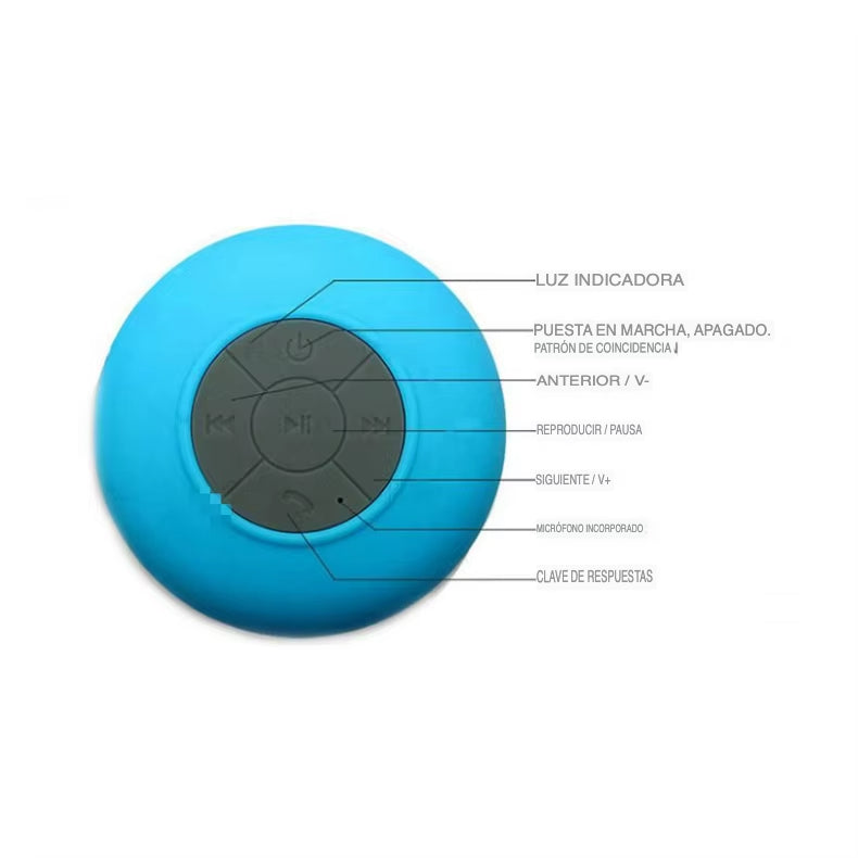 Parlante Bluetooth para Ducha